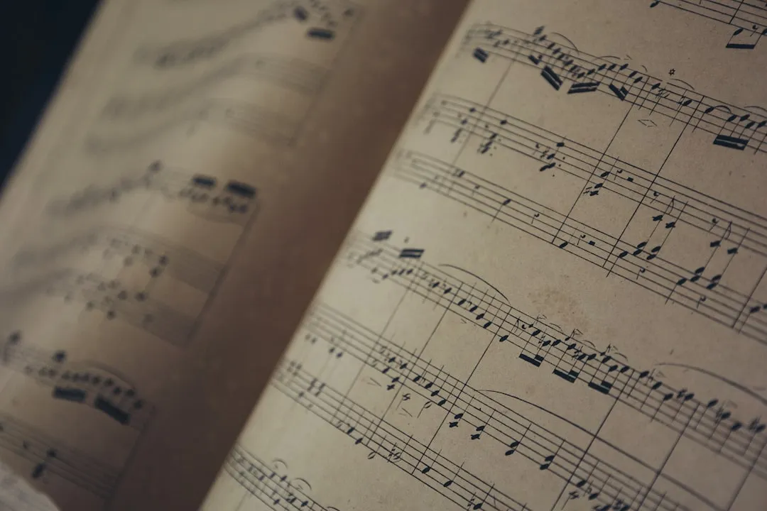 Photo Music sheet