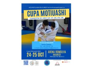 Cupa Motiuashi 2025: viitorii campioni ai judo-ului românesc concurează la București pe 24–25 octombrie 2025