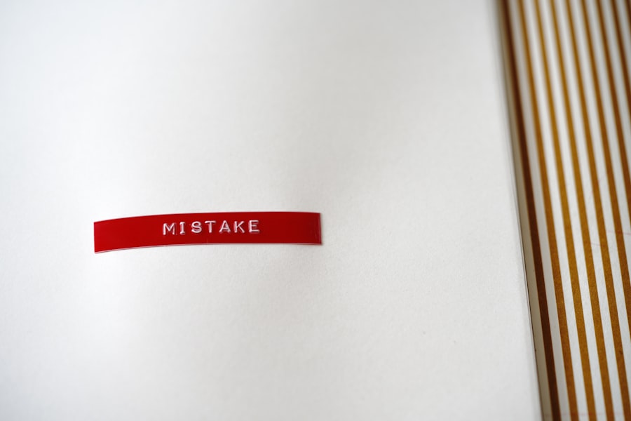 Photo mistakes