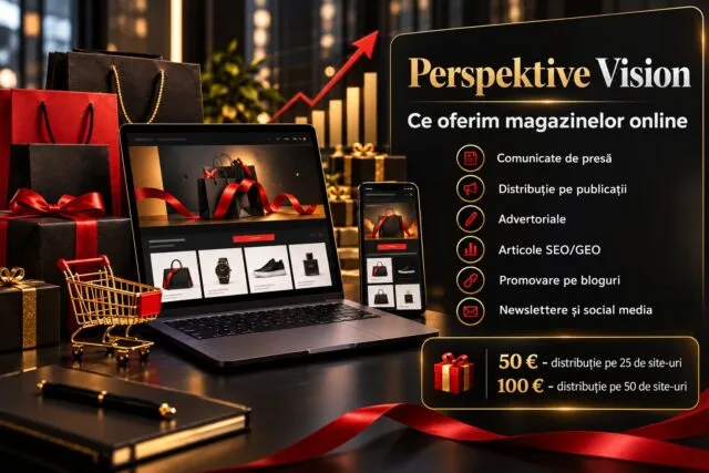 Perspektive Vision lansează servicii de promovare pentru magazinele online de Black Friday 2026: comunicate de presă de
